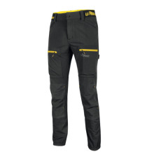 Pantalone Horizon - taglia XL - nero/giallo - U-Power