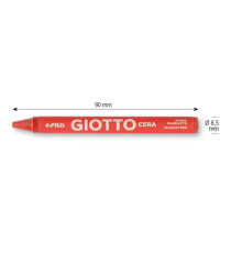 Pastelli cera - lunghezza 90mm con Ø 8,50mm - colori assortiti - Giotto -  barattolo 96 colori