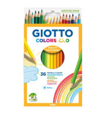 Pastelli colorati Colors 3.0 - diametro mina 3 mm - Giotto - astuccio 36 pezzi