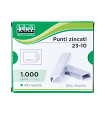 Punti KH - 23/10 - alti spessori - acciaio zincato - metallo - Lebez - conf. 1000 pezzi