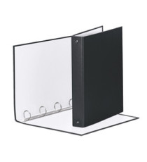 Raccoglitore Meeting - 22 x 30 cm - 4 anelli tondi 30 mm - dorso 4 cm - PP - nero - Esselte