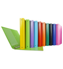 Raccoglitore Nettuno - 22 x 30 cm - 4 anelli a R 30 mm - dorso 3,5 cm - verde - Sei Rota
