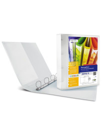 Raccoglitore personalizzabile Myto TI - 22 x 30 cm - 4 anelli a D 17 mm - dorso 2,5 cm - neutro - Sei Rota