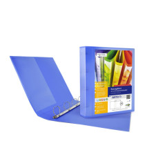 Raccoglitore personalizzabile Myto TI - 22 x 30 cm - 4 anelli a D 30 mm - dorso 4 cm - blu - Sei Rota