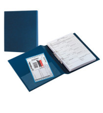 Raccoglitore Sanremo 2000 - 22 x 30 cm - 2 anelli a D 50 mm - dorso 7,5 cm - blu - Sei Rota