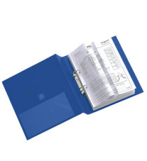 Raccoglitore Stelvio - 22 x 30 cm - 2 anelli a D 50 mm - dorso 7 cm - blu - Sei Rota