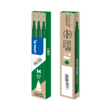 Refill a sfera Frixionball - punta 0,7mm - verde - Pilot - conf. 3 pezzi