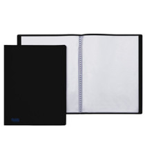 Portalistini Sviluppo - liscio - PP - 22 x 30 cm - 50 buste - nero - Favorit