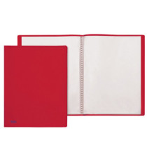 Portalistini Sviluppo - liscio - PP - 22 x 30 cm - 50 buste - rosso - Favorit