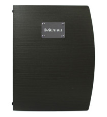 Portamenù Rio - 1 inserto doppio incluso - A4 - 24 x 34 cm - nero - Securit