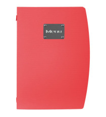 Portamenù Rio - 1 inserto doppio incluso - A4 - 24 x 34 cm - rosso - Securit