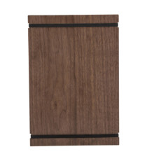 Portamenù Tablet con elastici - 32 x 22 cm - legno di noce - Securit