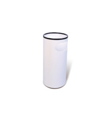 Portaombrelli PS66 - 22 L - diametro 25 cm - H 52 cm - plastica - bianco - Methodo