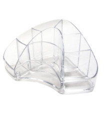 Portapenne Multipot Classic - 14 x 20 x 9 cm - trasparente - Arda