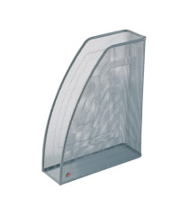 Portariviste Mesh - 26 x 8 x 33,5 cm - rete metallica - argento - Alba