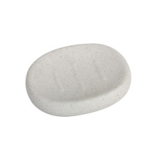 Portasapone linea Stone - bianco - King Collection