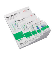 Pouches - retro adesivo - A4 - 216 x 303 mm - 2 x125 micron - peel'n stick - GBC - scatola 100 pezzi
