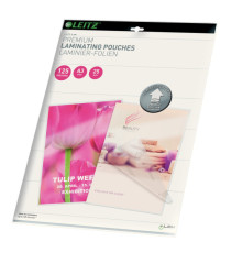 Pouches iLAM UDT - plastificazione a caldo - A3 - 303 x 426 mm - 2 x 125 micron - Leitz - scatola 25 pezzi