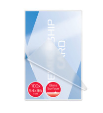 Pouches per plastificazione - credit card - 54 x 86 mm - 2 x 250 micron - GBC - conf. 100 pezzi