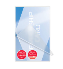 Pouches per plastificazione - credit card - 54 x 86 mm - 2 x 250 micron - GBC - conf. 100 pezzi