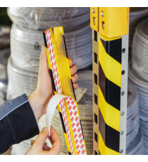 Profilo paracolpi angolare C35 - giallo/nero - Durable