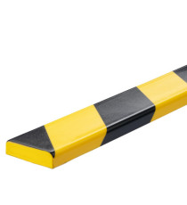 Profilo paracolpi S10 - per superfici - giallo/nero - Durable
