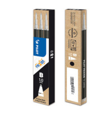 Refill sfera frixionball clicker - punta 1,0mm - nero - Pilot - conf. 3 pezzi
