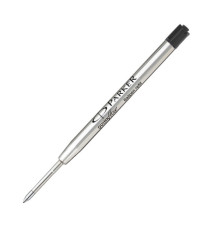Refill sfera QuinkFlow - punta media - metallo - nero  - Parker