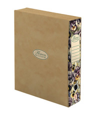 Registratore a leva Nature Flowers - protocollo - dorso 8cm - Pigna