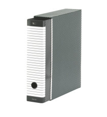 Registratore Delso Line G15 - dorso 8 cm - protocollo 23 x 33 cm - grigio - Esselte