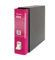 Registratore Dox 2 - dorso 8 cm - protocollo 23 x 34 cm - fucsia - Esselte Dox
