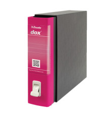 Registratore Dox 2 - dorso 8 cm - protocollo 23 x 34 cm - fucsia - Esselte Dox