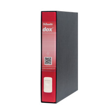 Registratore Dox 4 - dorso 5 cm - commerciale 23 x 29,7 cm - rosso - Esselte Dox