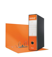 Registratore Oxford G85 - dorso 8 cm - protocollo 23 x 33 cm - arancione - Esselte