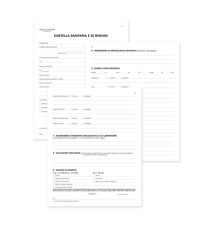 Registro cartella sanitaria di rischio - 34 pagine - 31 x 24,5 cm - DU131910000 - Data Ufficio