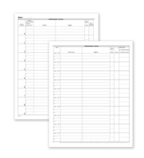 Registro corrispondenza arrivo/partenza - 50 pagine - 31 x 24,5 cm - DU138000000 - Data Ufficio