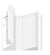 Registro del professore (3 classi) - 31 x 17 cm - DU3425PS000 - Data Ufficio
