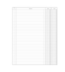 Registro Entrate-Uscite - 100 pagine - 31 x 24,5 cm - DU135800000 - Data Ufficio