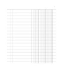 Registro inventari a 3 colonne - 96 pagine - 31 x 24,5 cm - DU135100000 - Data Ufficio