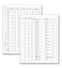 Registro prospetto riepilogativo associazioni sportive - 8 pagine - 31 x 24,5 cm - DU13852S000 - Data Ufficio