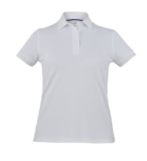 Polo Susan - da donna - manica corta - taglia M - bianco - Giblor's
