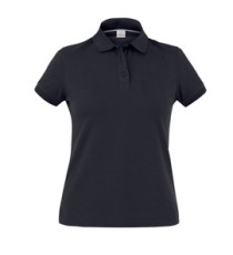 Polo Susan - da donna - manica corta - taglia M - nero - Giblor's