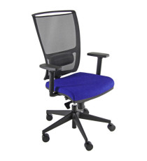 Poltrona semidirezionale Zoe ZOEA - con braccioli regolabili - blu/nero - Unisit