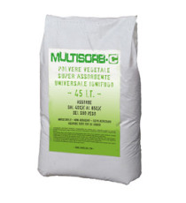 Polvere assorbente - vegetale - universale - ignifuga - 6,5 kg - Carvel