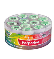 Porporina glitter - 15gr - colori assortiti - Lebez - conf. 12 tubi