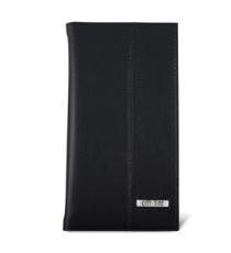 Portabiglietti da visita Professional - similpelle - nero - 12,5x23,5 cm - City Time