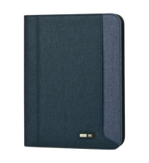 Portablocco Dual - tessuto - blu - A4 - City Time