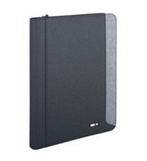 Portablocco Dual - tessuto - nero/grigio - A4 - City Time