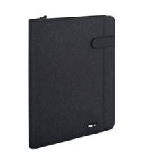 Portablocco Flap - tessuto - nero - A4 - City Time