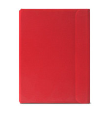 Portablocco Meet - con alette magnetiche - 31 x 25 x 1,4 cm - rosso - In Tempo